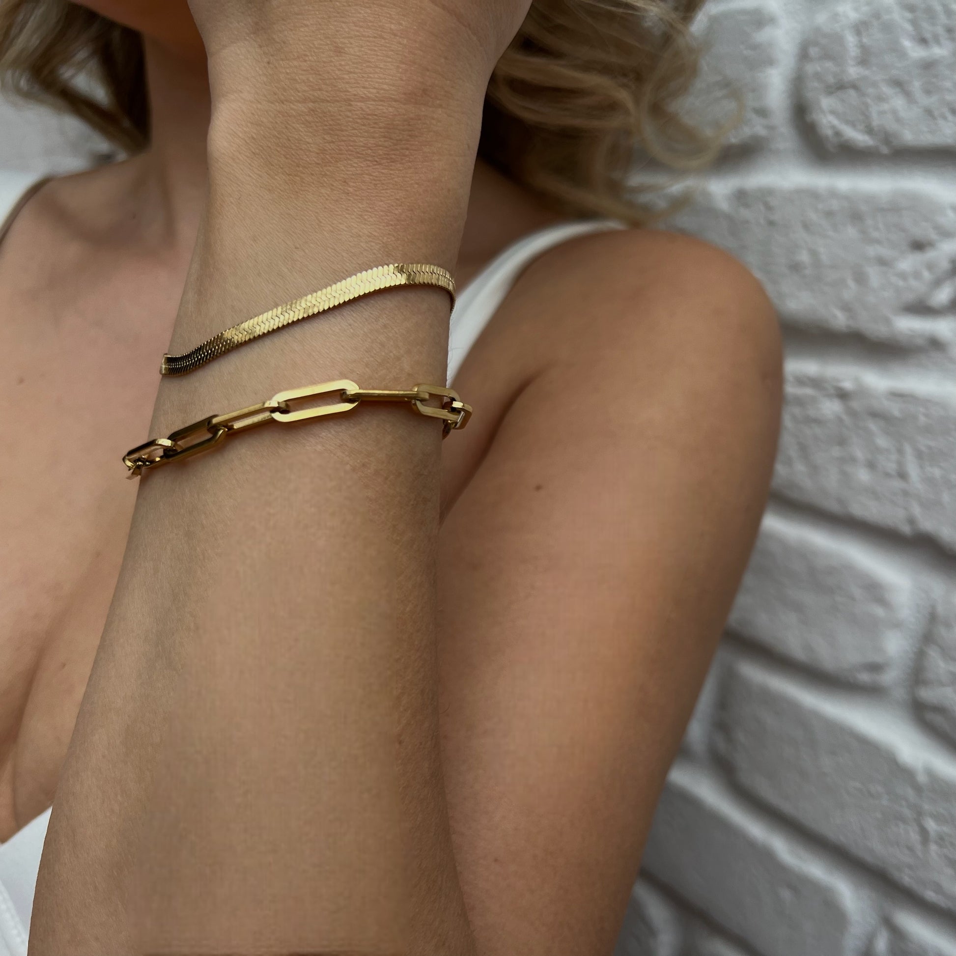 Chunky Paperclip Bracelet