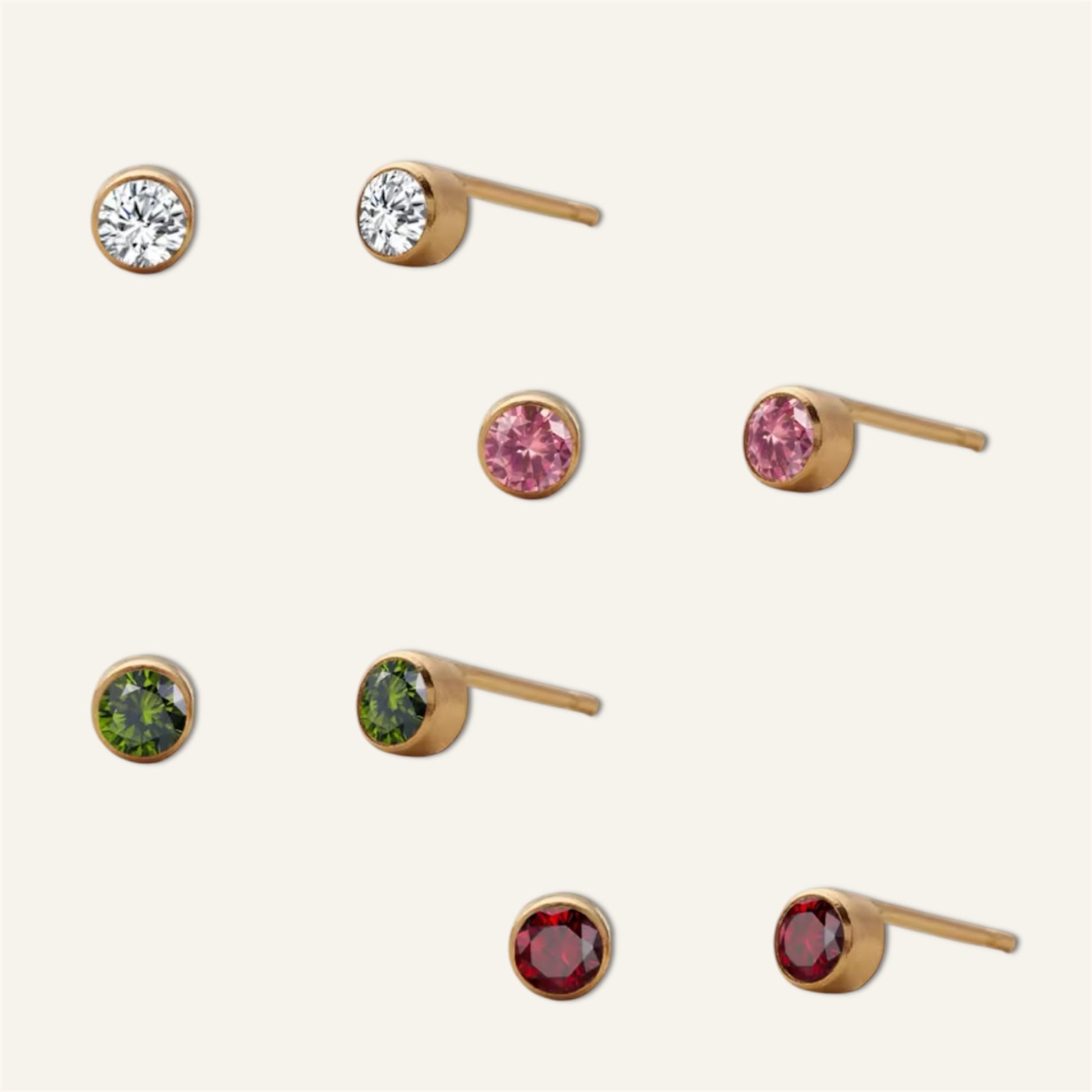 Zirconia Studs