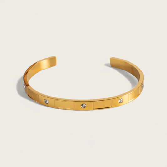 Zirconia Open Bangle