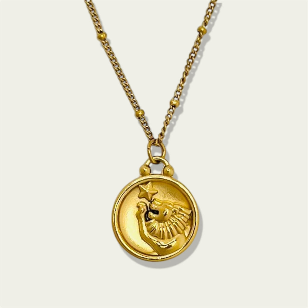 Double Sided Zodiac Necklace