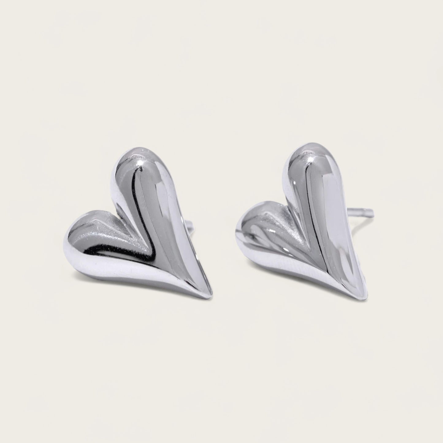 Large Heart Earrings