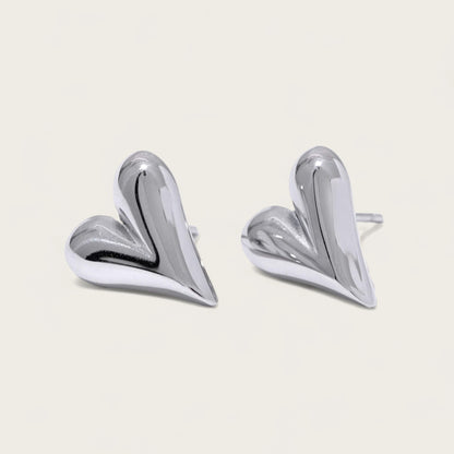 Large Heart Earrings