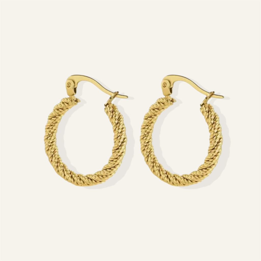 Twisted Hoops Earrings