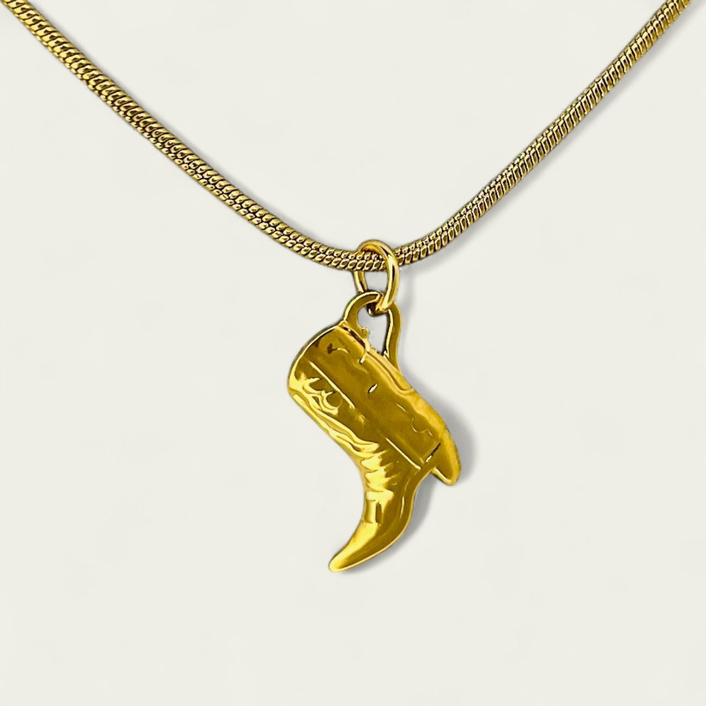 Cowboy Boot Necklace