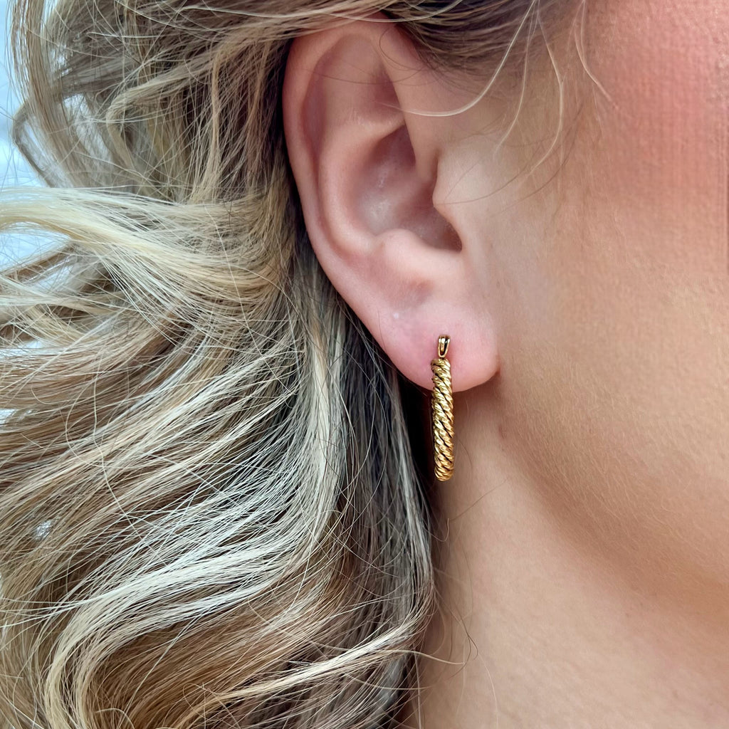 Twisted Hoops Earrings