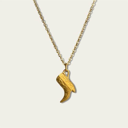 Cowboy Boot Necklace