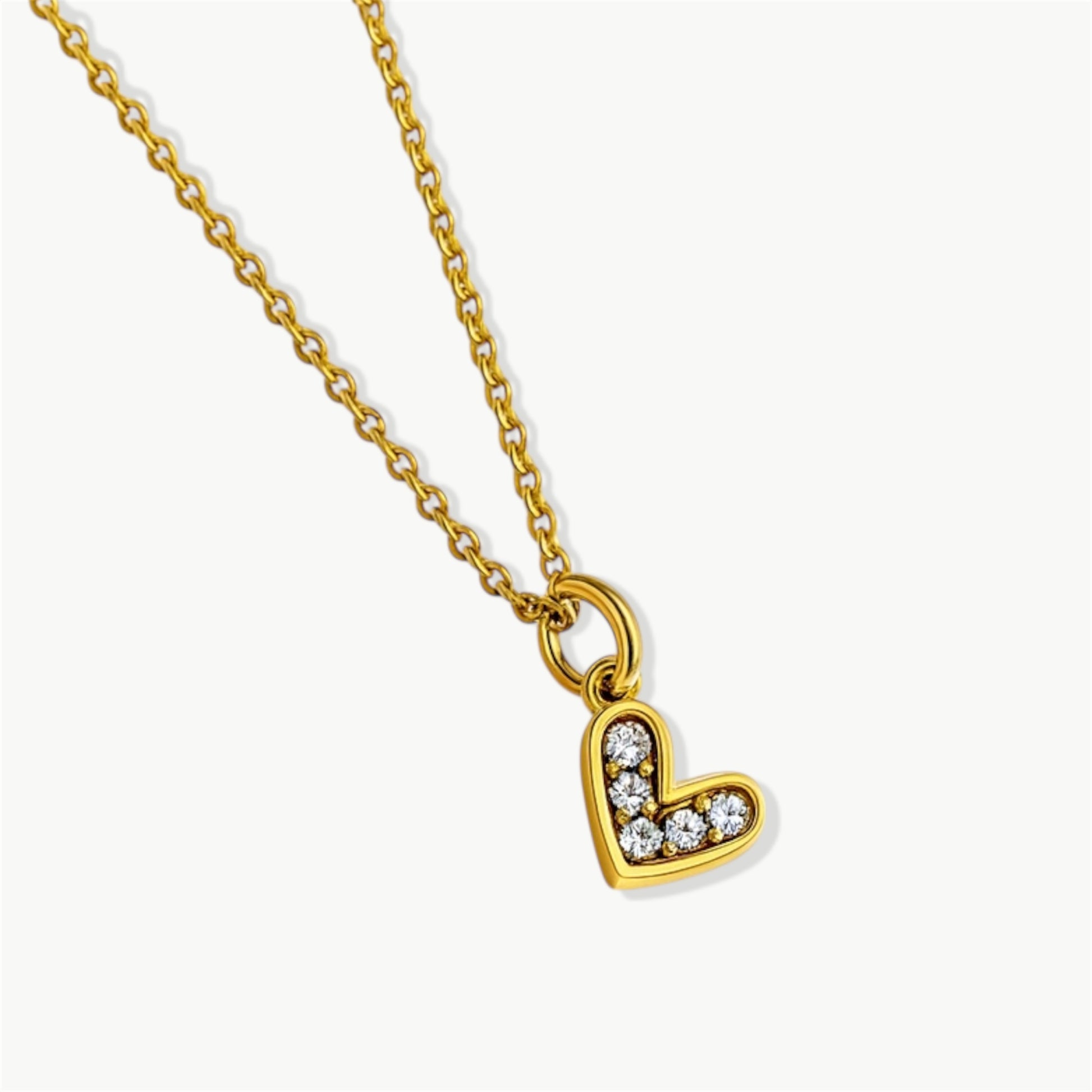 Heart Zircon Necklace