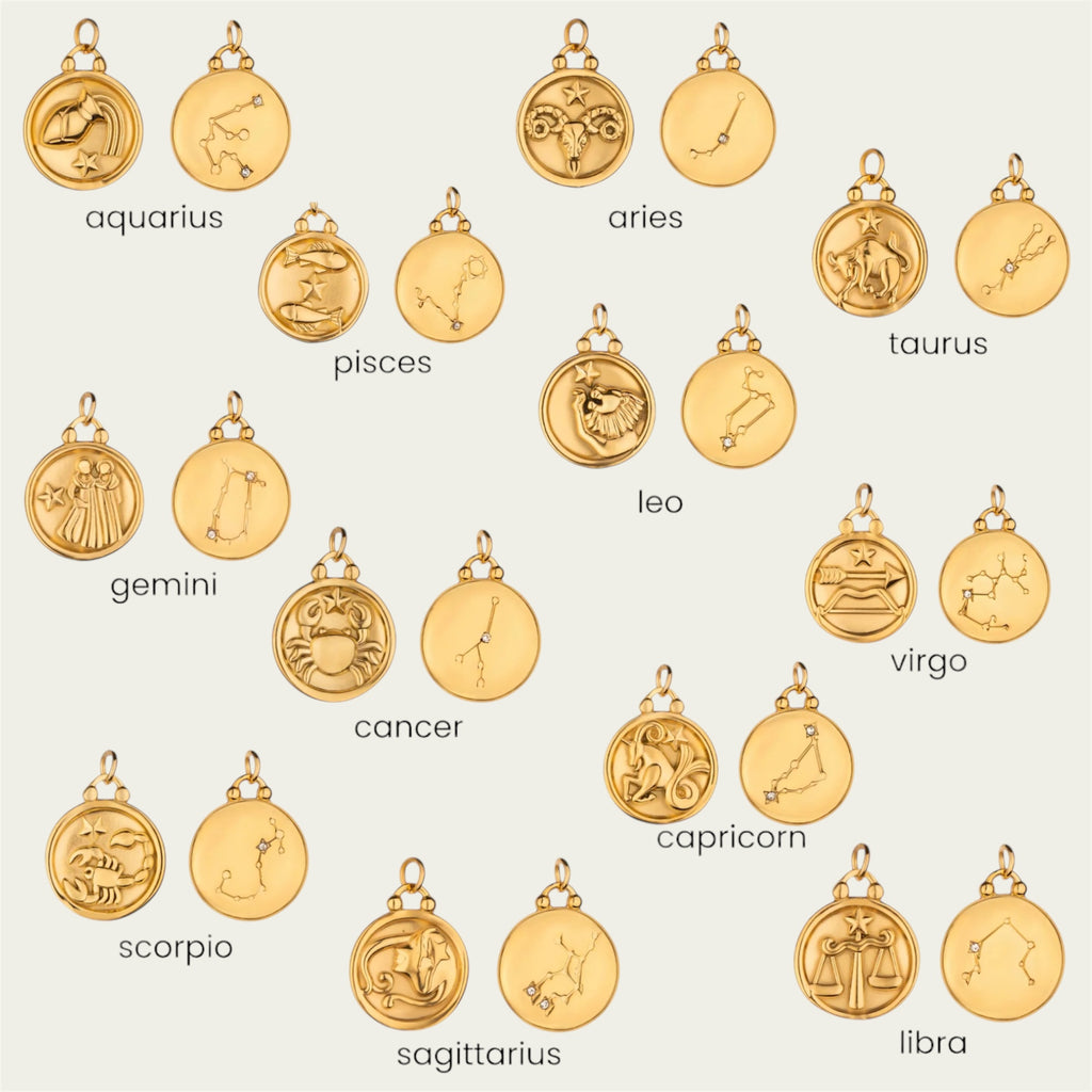 Double Sided Zodiac Necklace