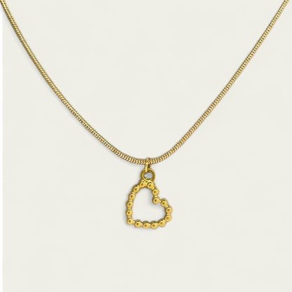 Dotted Heart Necklace