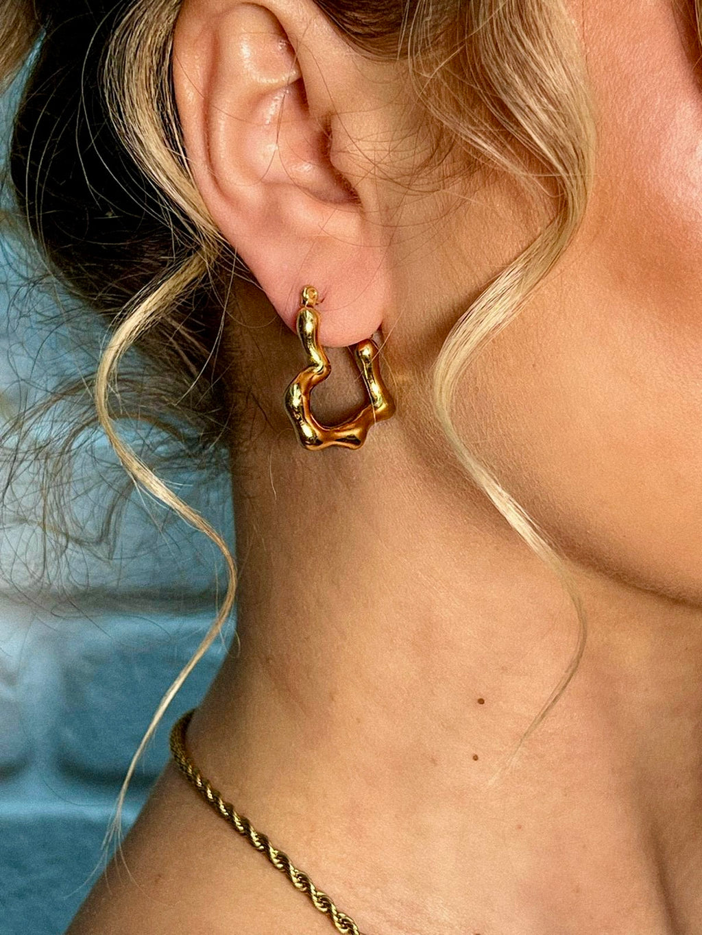 Dripping Heart Earrings