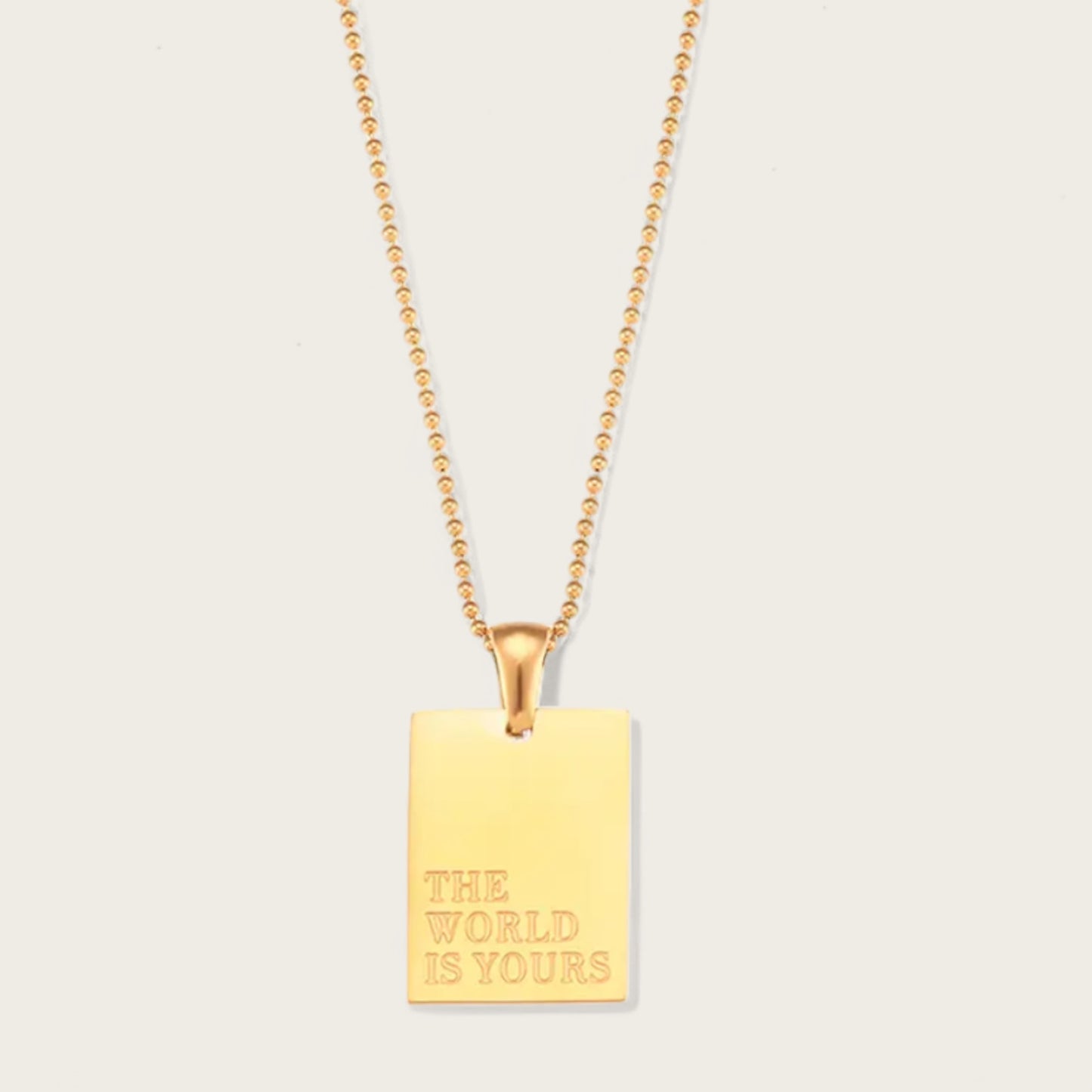 “The World Is Yours” Necklace