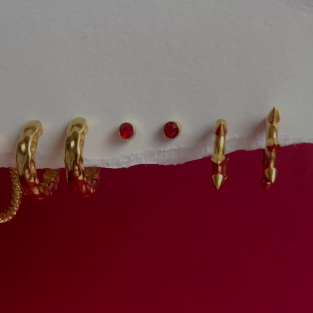 Hammered Hoops